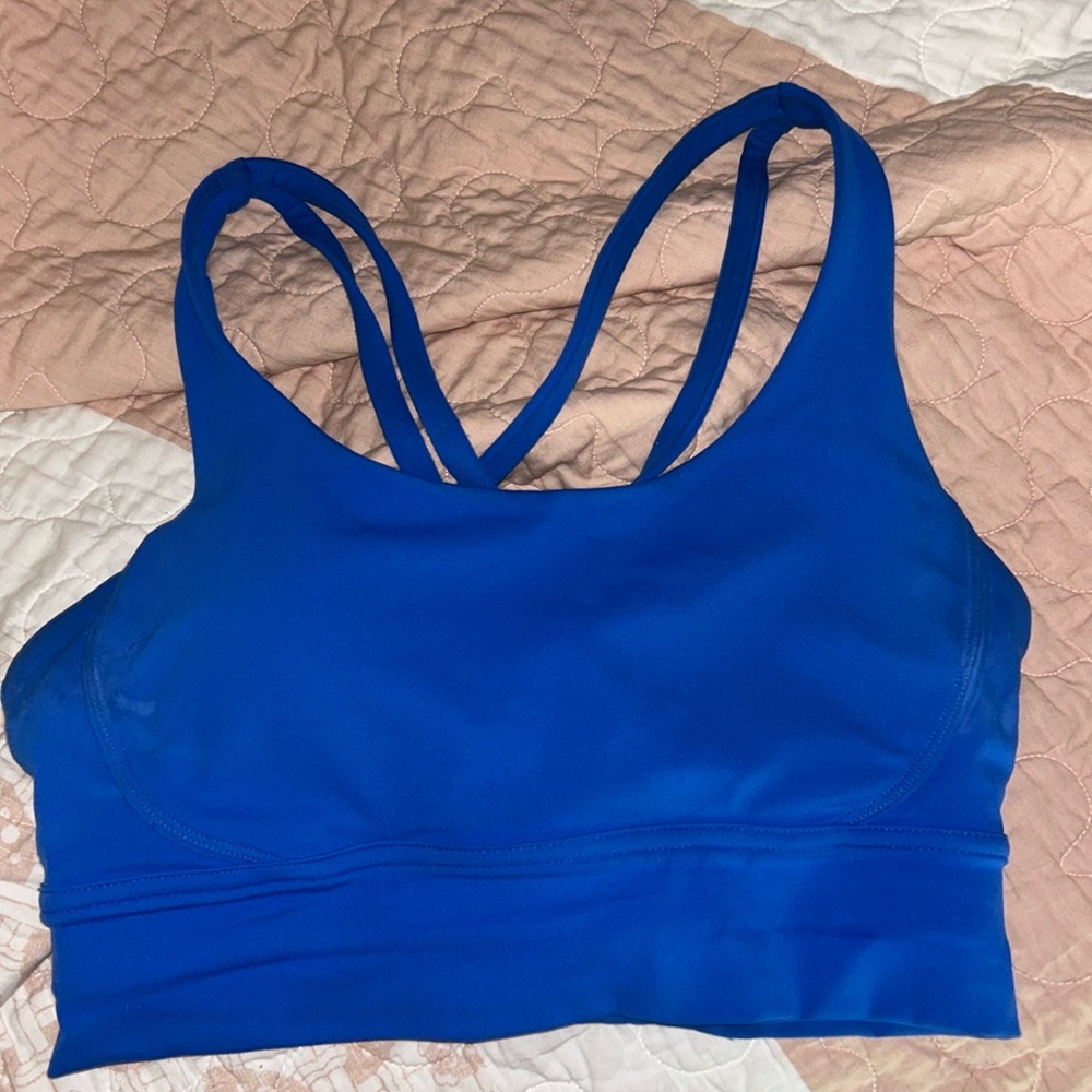 Blue Lulu Sports Bra